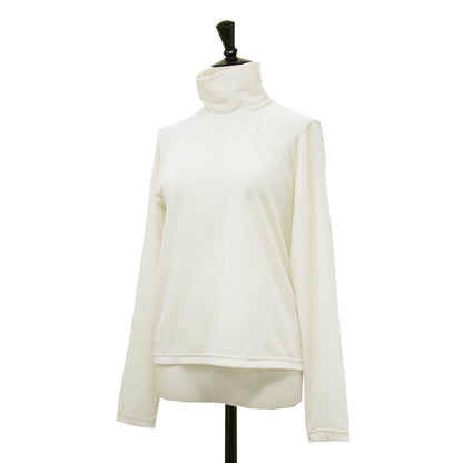 25秋冬 ベロア タートル カットソー / Tシャツ 長袖 シアー