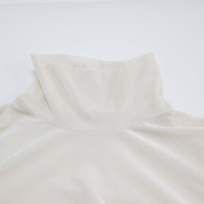 25秋冬 ベロア タートル カットソー / Tシャツ 長袖 シアー