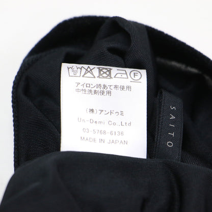 25秋冬 ベロア タートル カットソー / Tシャツ 長袖 シアー