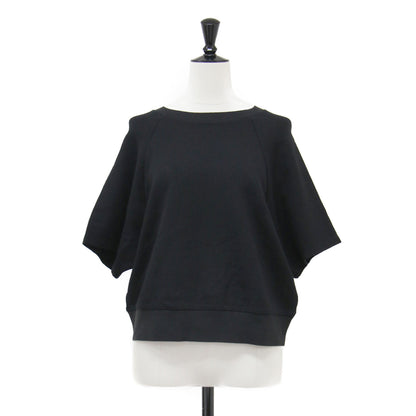 クロップドスウェットシャツ / Double Knit LT N SS Seam Sweatsh プルオーバー ショート丈 クルーネック 半袖 ラグラン リブ ウール