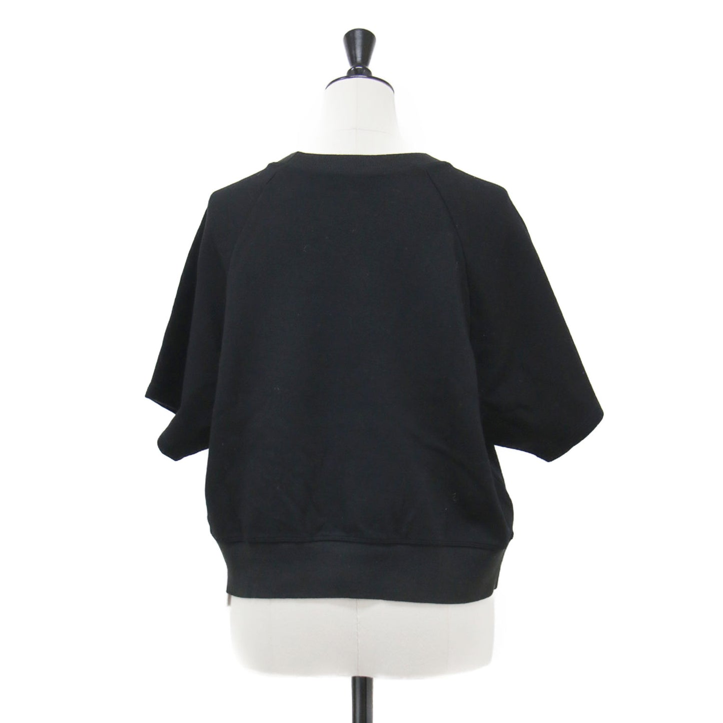 クロップドスウェットシャツ / Double Knit LT N SS Seam Sweatsh プルオーバー ショート丈 クルーネック 半袖 ラグラン リブ ウール