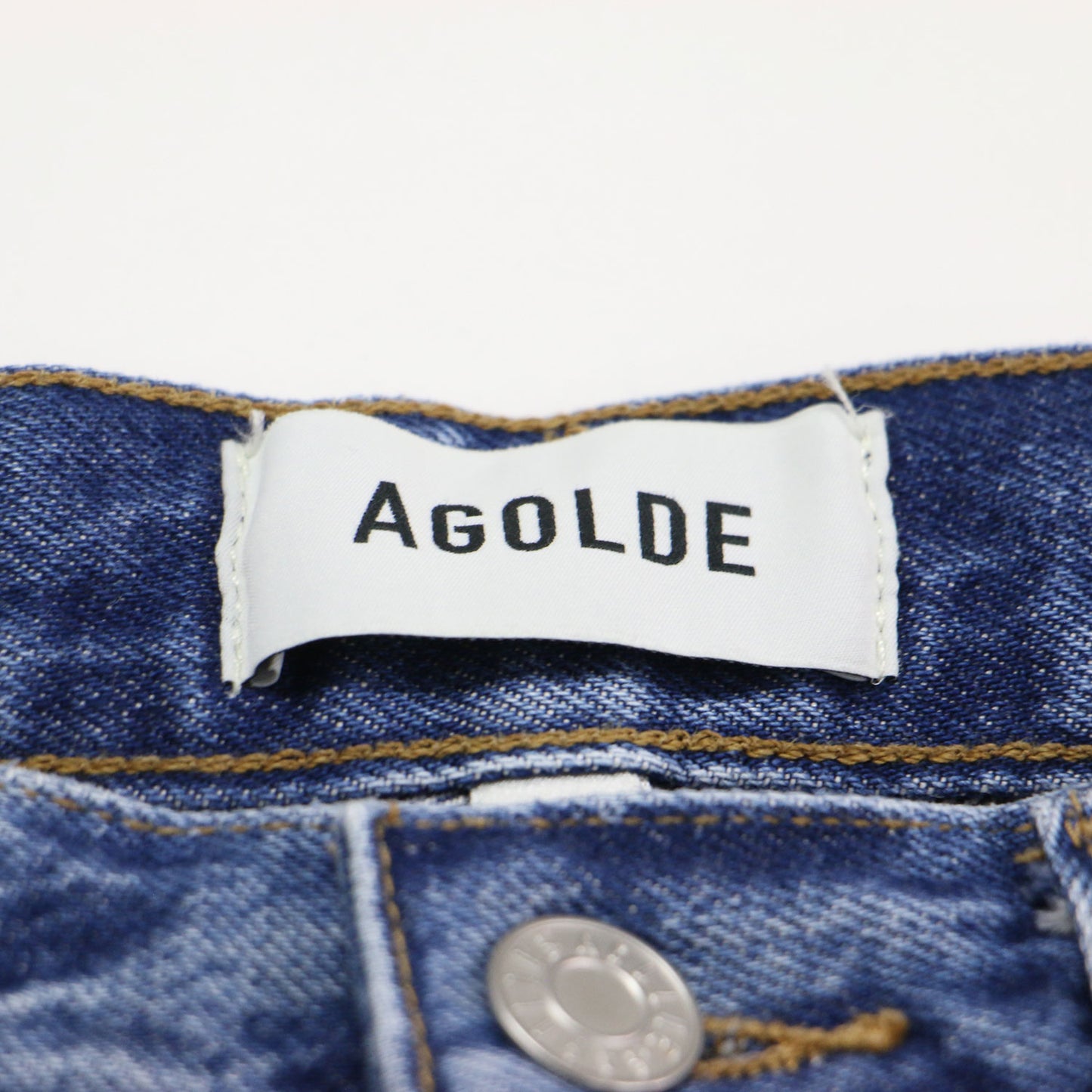 25春夏 カーブ デニムパンツ / LUNA PIECED JEAN IN SPLIT ワイド ボタンフライ 5ポケット カットオフ コットン