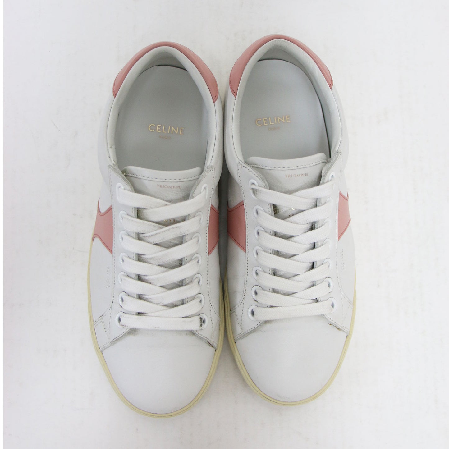 レザー トリオンフ スニーカー / TRIOMPHE ローカット レースアップ ロゴ