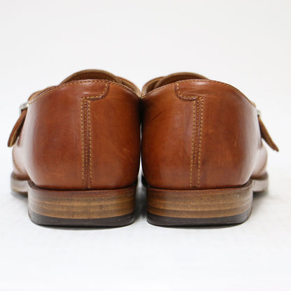 レザー モンクストラップ シューズ / ローファー ラウンドトゥ フラット ベルト