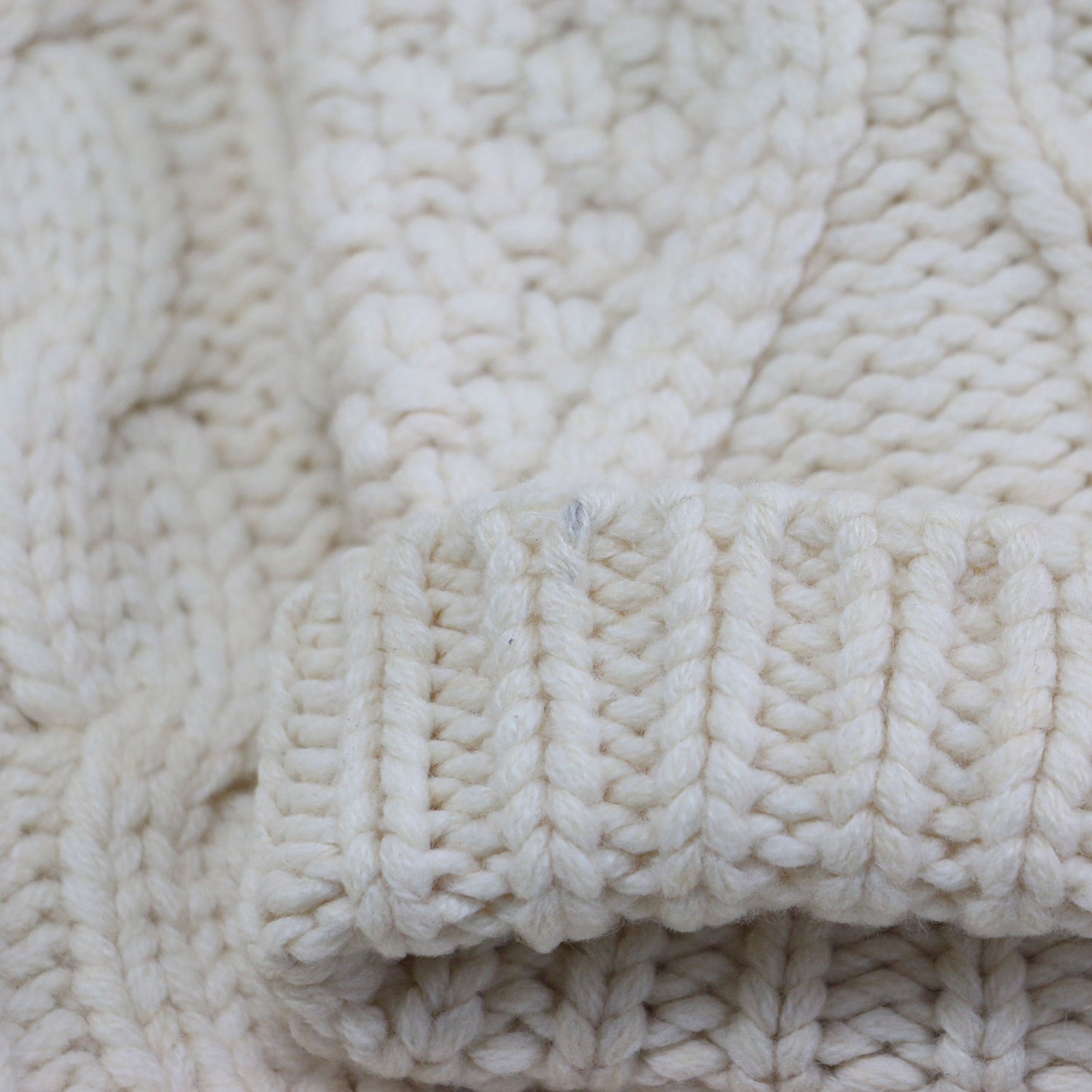 ケーブル ニット / Unisex Cable Knit Sweater セーター クルーネック フィッシャーマン ウール