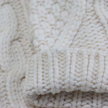 ケーブル ニット / Unisex Cable Knit Sweater セーター クルーネック フィッシャーマン ウール