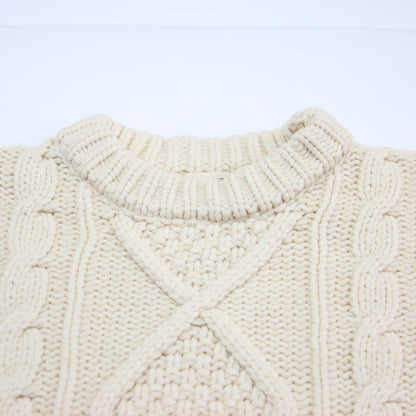 ケーブル ニット / Unisex Cable Knit Sweater セーター クルーネック フィッシャーマン ウール