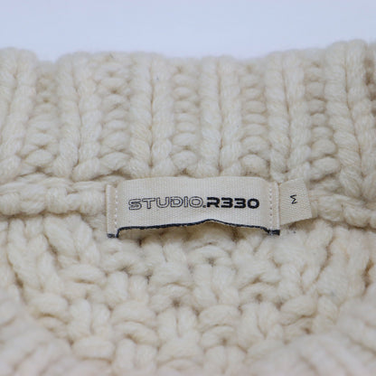 ケーブル ニット / Unisex Cable Knit Sweater セーター クルーネック フィッシャーマン ウール