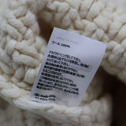 ケーブル ニット / Unisex Cable Knit Sweater セーター クルーネック フィッシャーマン ウール