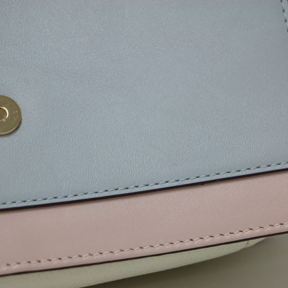 ミニ ショルダー バッグ / ハンドバッグ 肩掛け クロスボディ コンパクト ロゴ 牛革