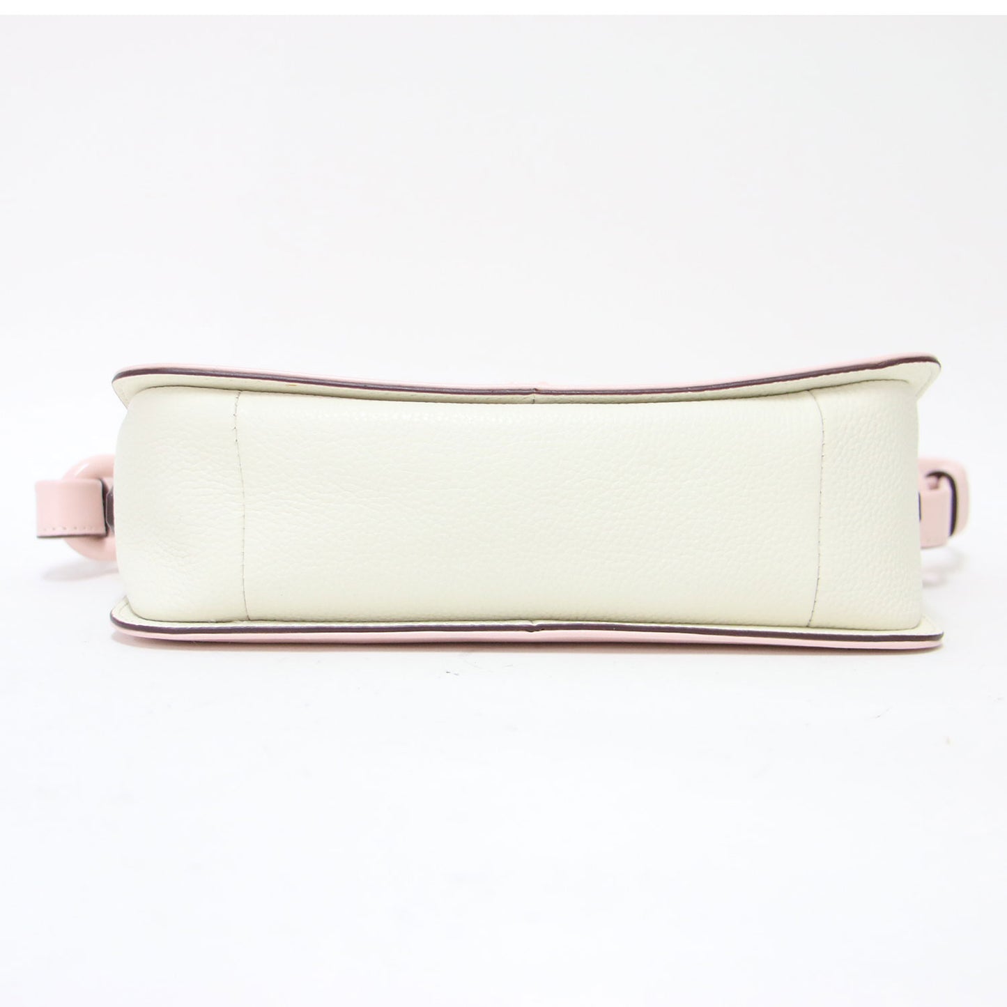 ミニ ショルダー バッグ / ハンドバッグ 肩掛け クロスボディ コンパクト ロゴ 牛革