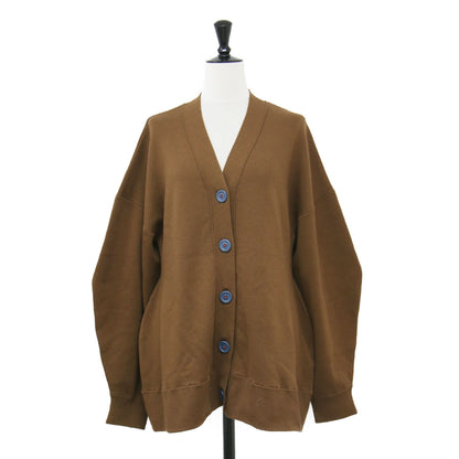 22秋冬 ペプラム ニット カーディガン / PEPLUM CARDIGAN 長袖 Vネック ウール
