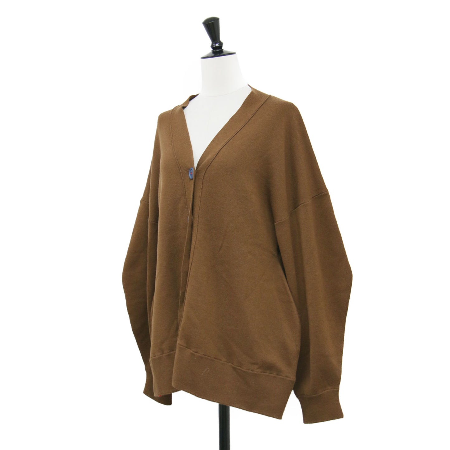 22秋冬 ペプラム ニット カーディガン / PEPLUM CARDIGAN 長袖 Vネック ウール