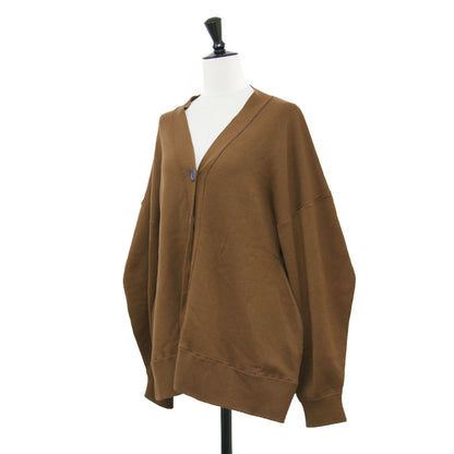 22秋冬 ペプラム ニット カーディガン / PEPLUM CARDIGAN 長袖 Vネック ウール