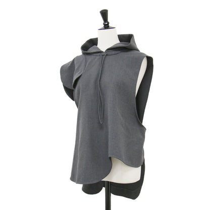 24秋冬 サークルスリーブ フーディ プルオーバー トップス / CIRCLE SLEEVE HOODIE PULLOVER ベスト ノースリーブ