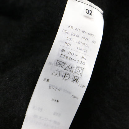 21秋冬 ファー カシミヤ Vネック セーター / ニット 長袖 ドロップショルダー ワイド シャギー