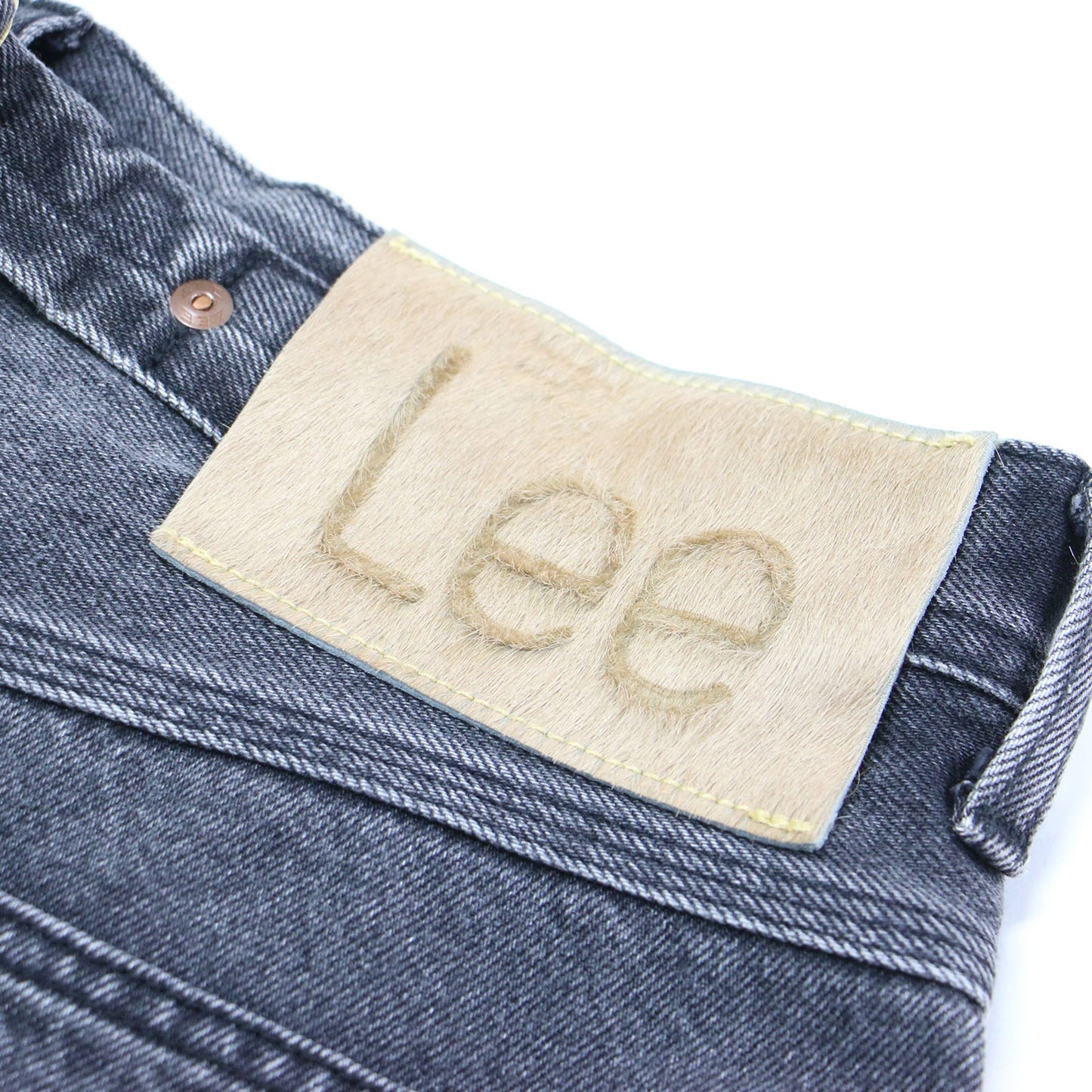 × INSCRIRE × Lee 25秋冬 カウボーイ ライダース デニムパンツ / COWBOY RIDERSPANTS 101 ワイドパンツ 5ポケット ボタンフライ ドッキング コットン