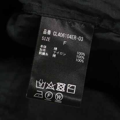 24秋冬 レース 刺繍 オーガン ビジュー ベスト / ジレ ノースリーブ スタンドカラー ボタンレス ビーズ シアー コットン