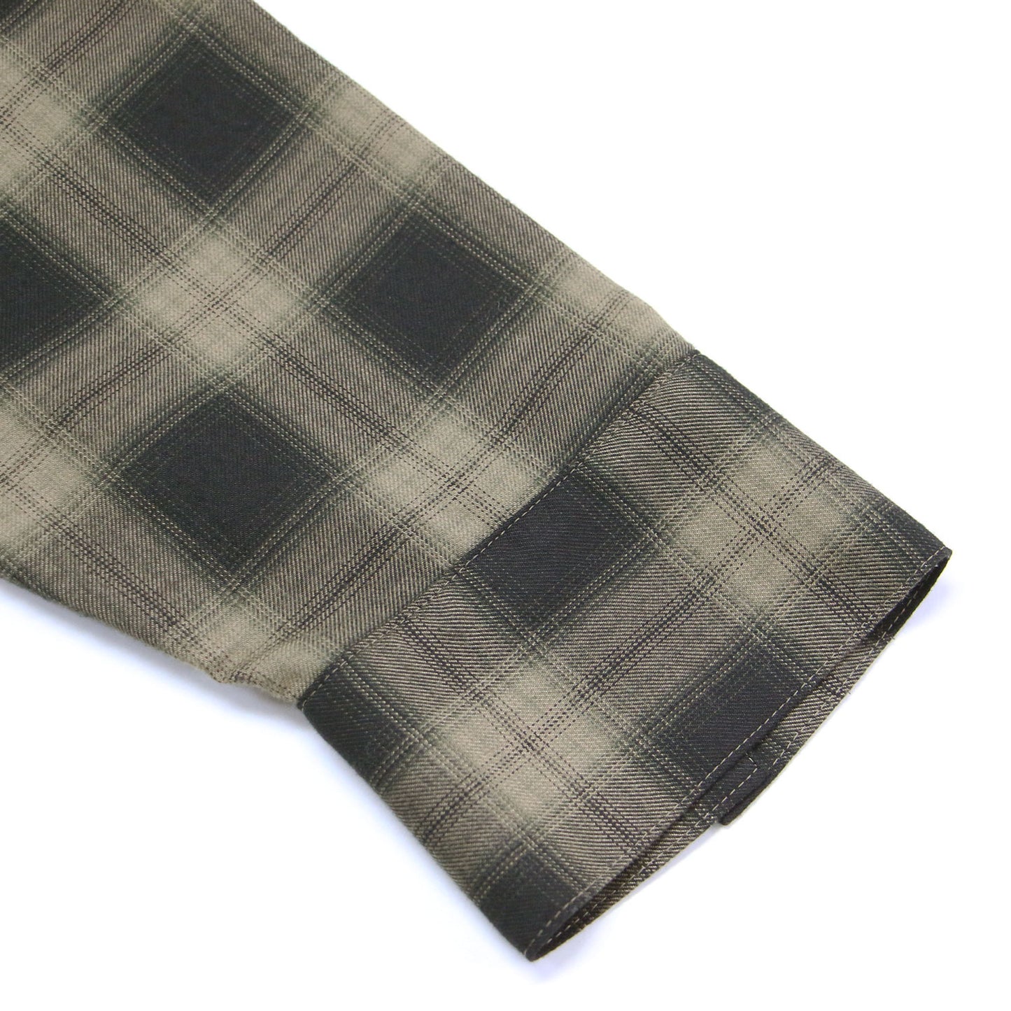 22秋冬 レーヨン チェックシャツ / RAYON CHECK SHIRT 長袖 総柄 ワイド ドロップショルダー