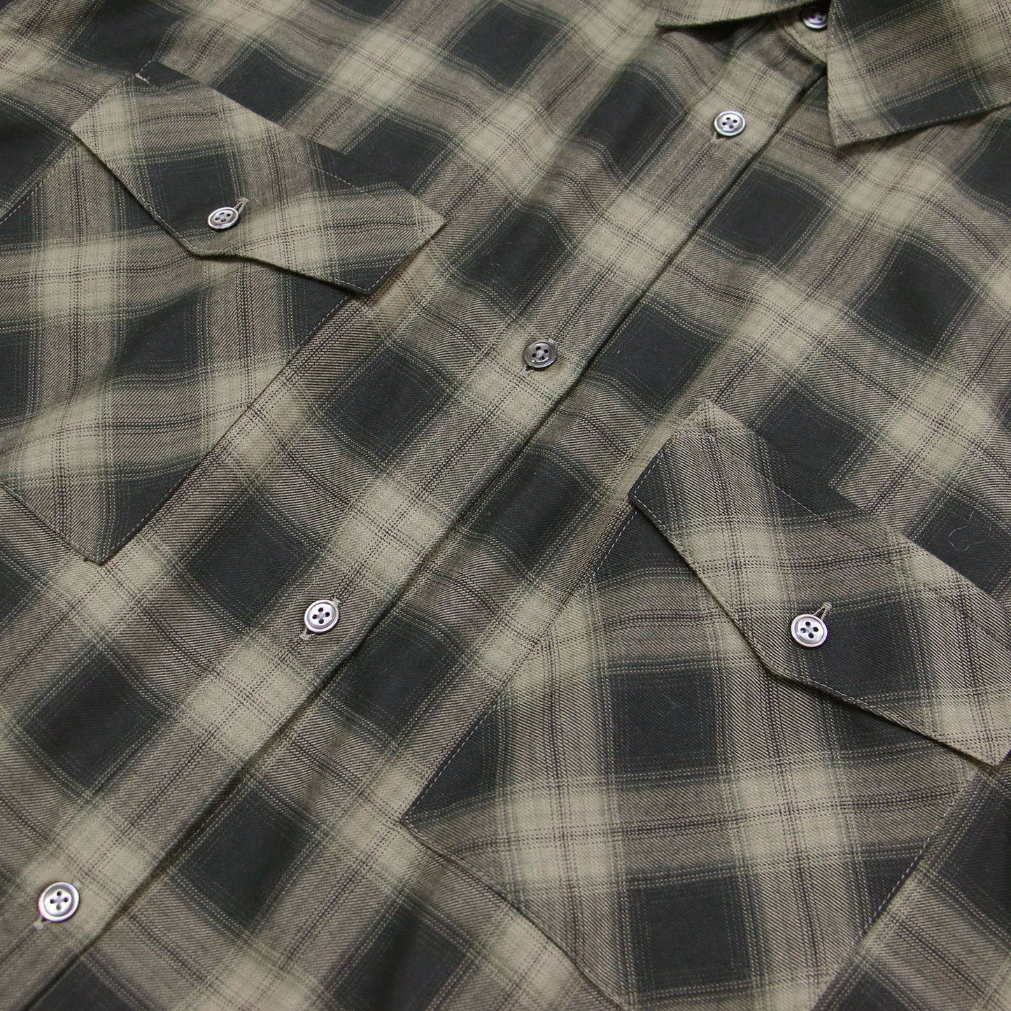 22秋冬 レーヨン チェックシャツ / RAYON CHECK SHIRT 長袖 総柄 ワイド ドロップショルダー