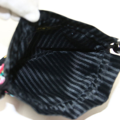 レーシーローズ 巾着 / ポーチ ストライプ 花柄 ロゴ