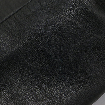 ラムレザー フェイクファー ライダースジャケット / HIGGENS LUX BIKER ショート丈 ダブル