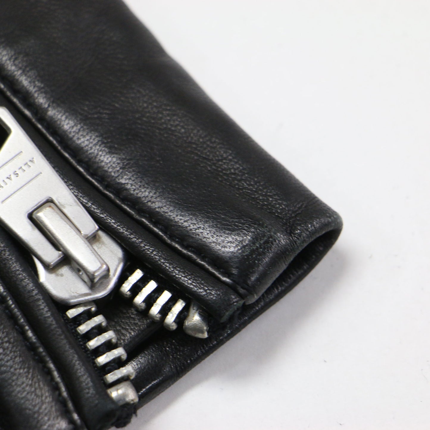 ラムレザー フェイクファー ライダースジャケット / HIGGENS LUX BIKER ショート丈 ダブル