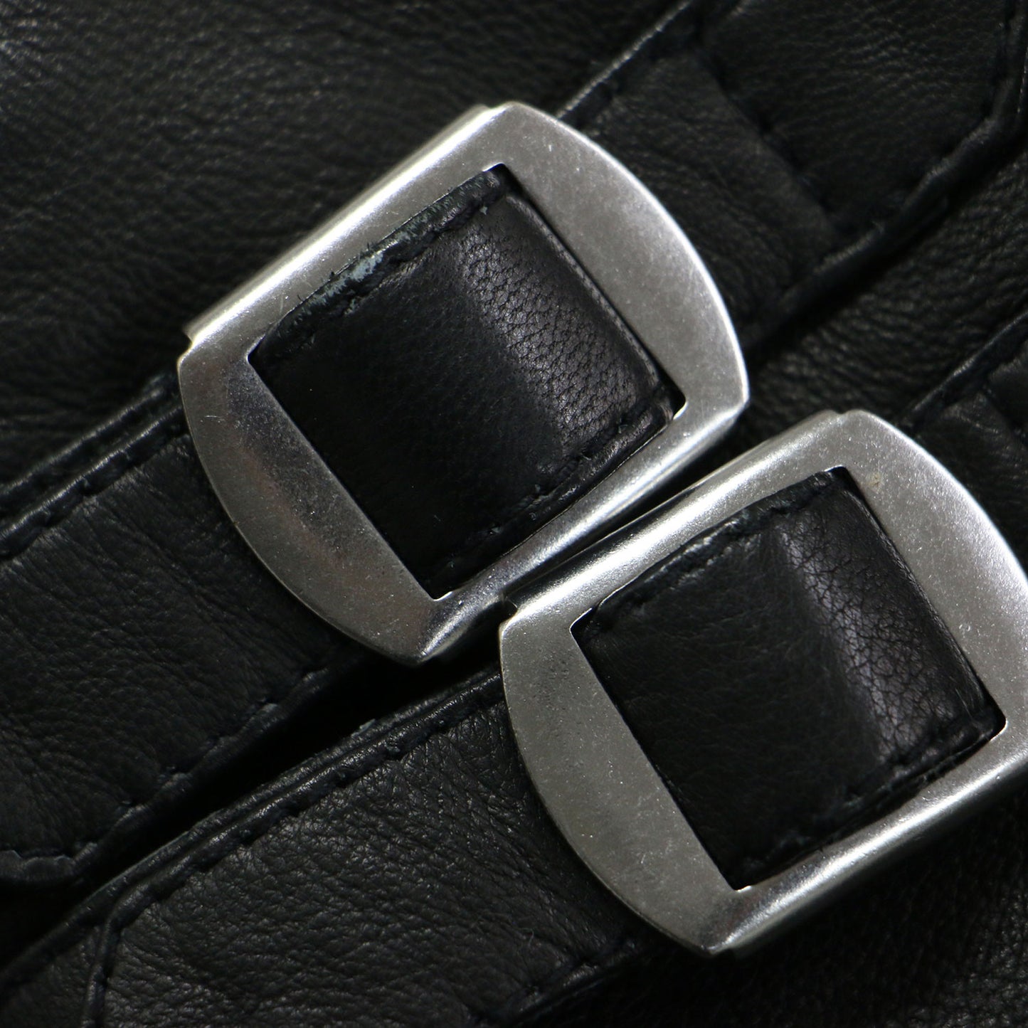 ラムレザー フェイクファー ライダースジャケット / HIGGENS LUX BIKER ショート丈 ダブル