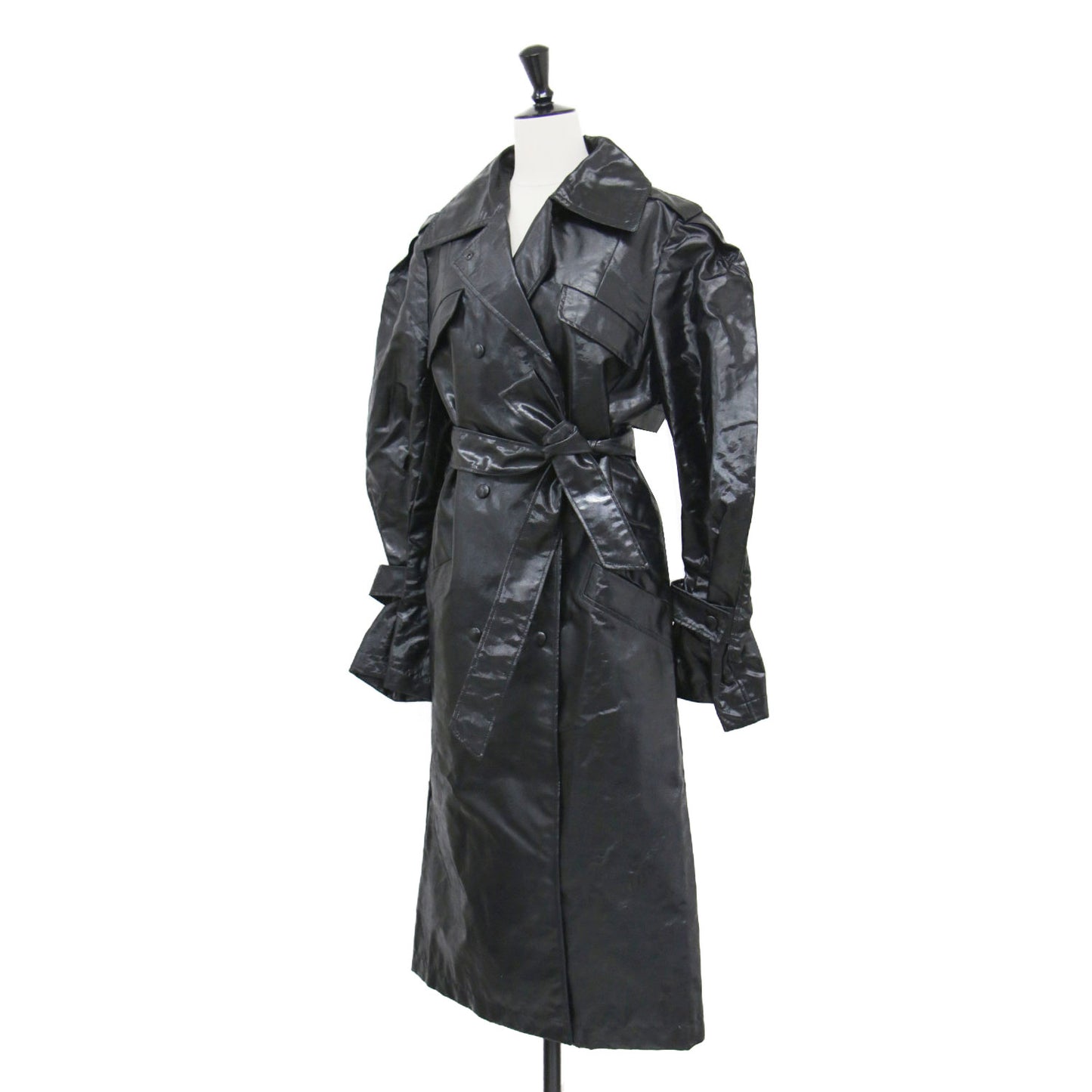 タックスリーブ トレンチコート / ロング ベルト付き