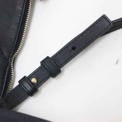 チャーム付き レザー トートバッグ / ショルダーバッグ 2WAY