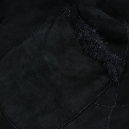 ムートン ロング コート / テーラードカラー ファー ラムレザー