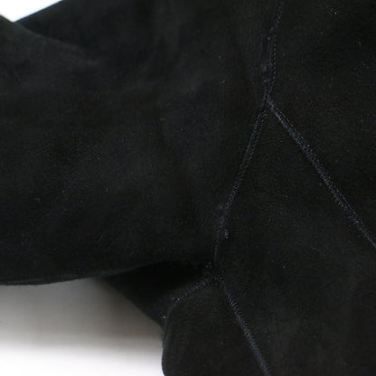 ムートン ロング コート / テーラードカラー ファー ラムレザー