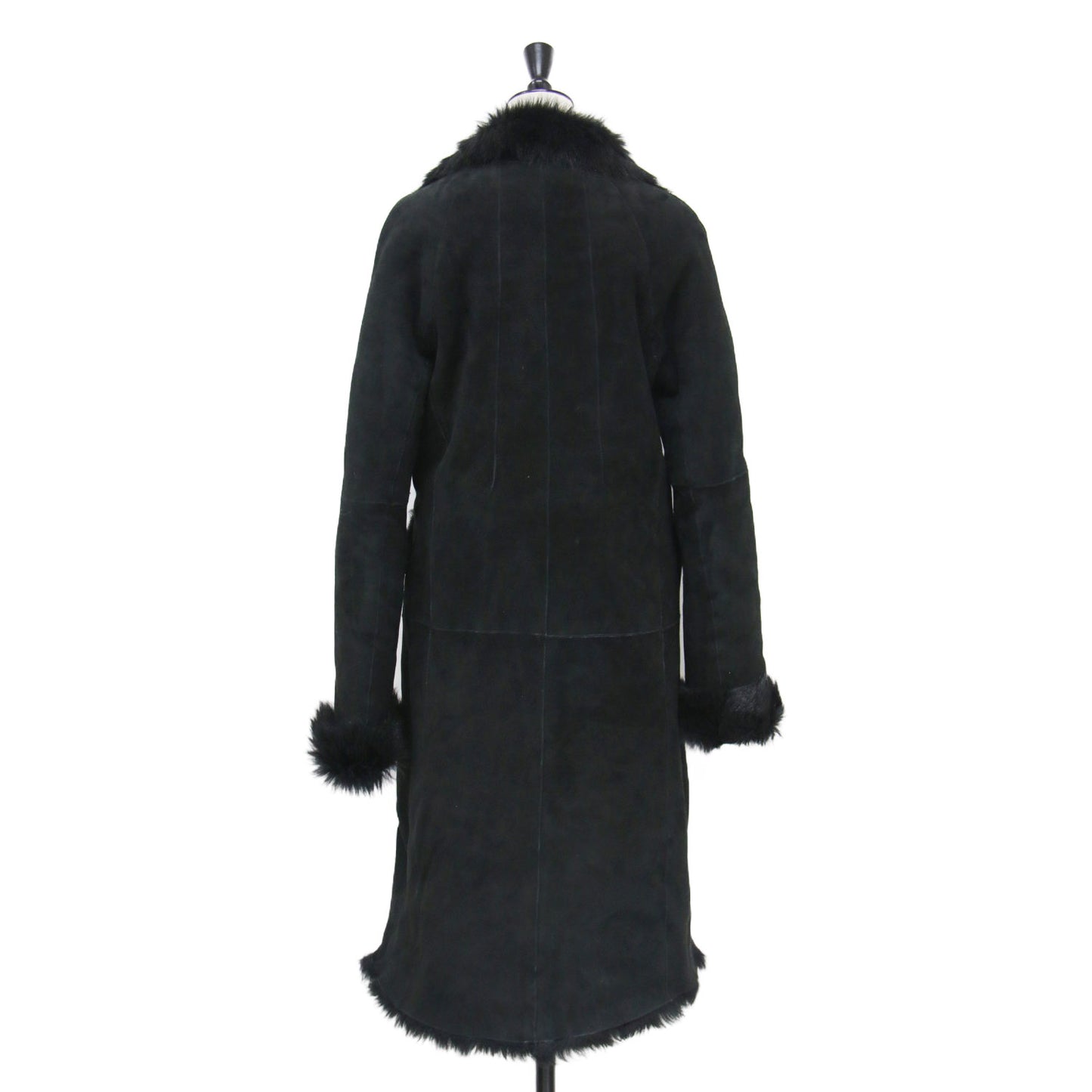ムートン ロング コート / テーラードカラー ファー ラムレザー