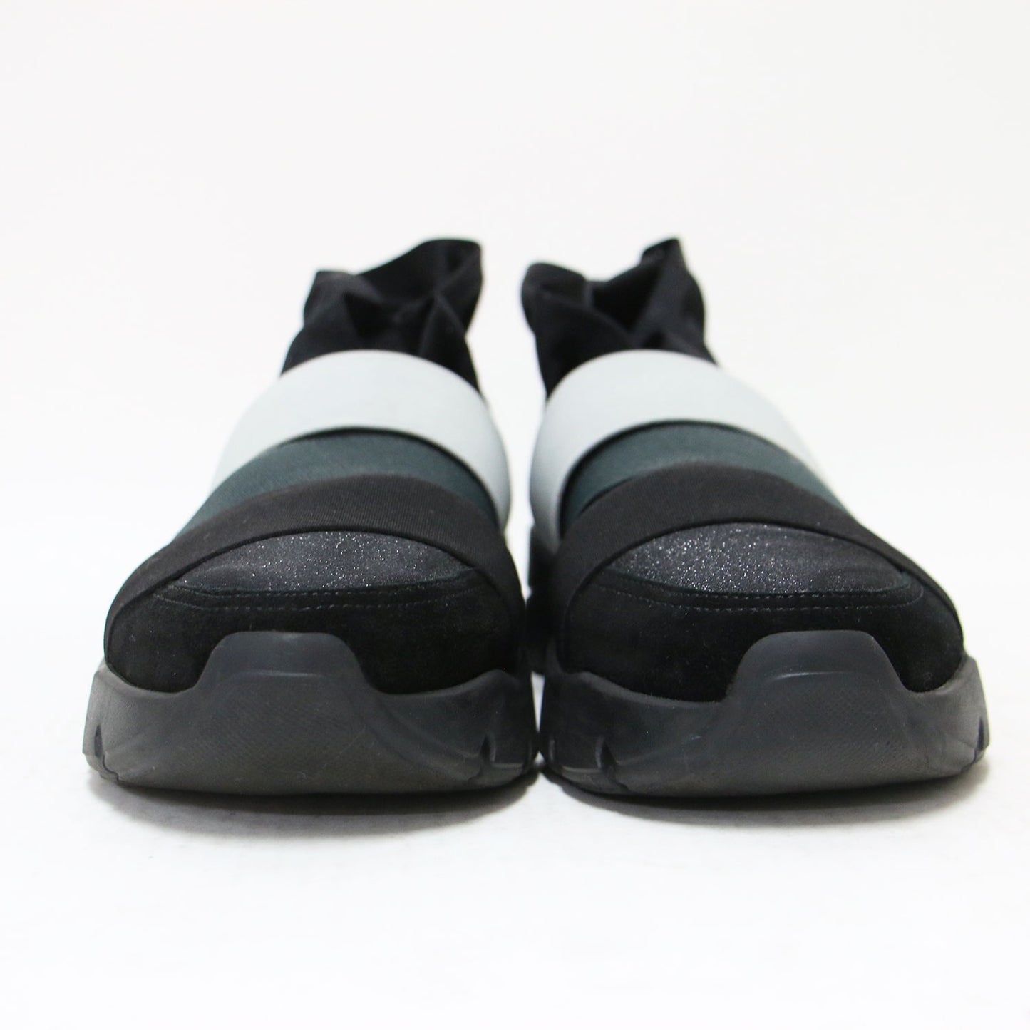 フリル ゴムバンド スニーカー / スリッポン ラッフル グリッター ラメ