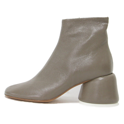アナトミック ブーツ / ショートブーツ ラウンドトゥ 太ヒール レザー