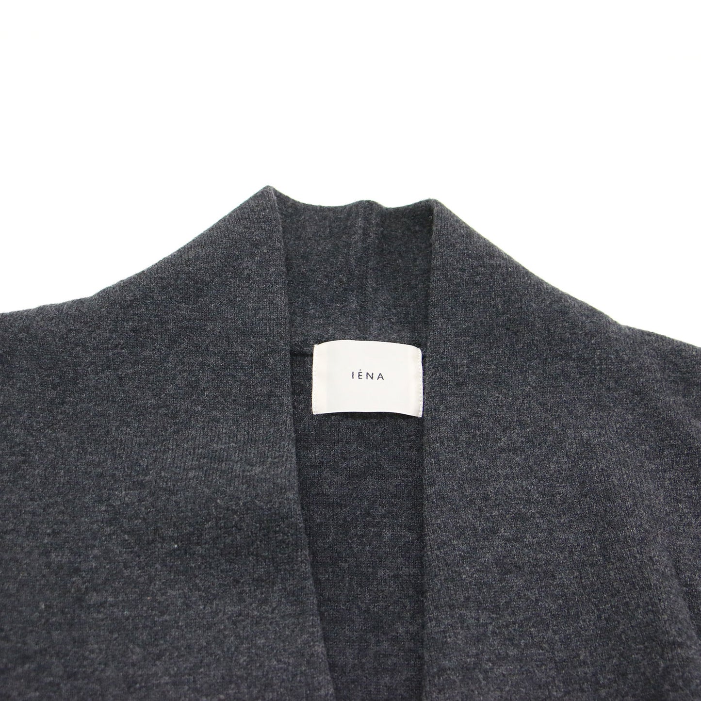 22秋冬 ダブルフェイス ニット ガウン カーディガン / ミドル丈 長袖 ウール カシミヤ