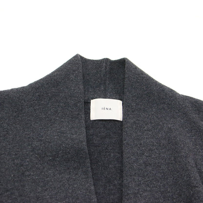 22秋冬 ダブルフェイス ニット ガウン カーディガン / ミドル丈 長袖 ウール カシミヤ