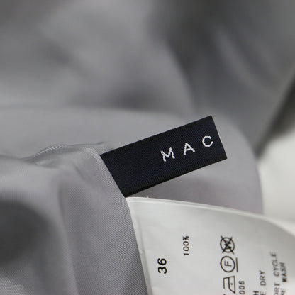 ウール サキソニー チェック バギー クロップド パンツ