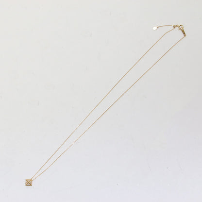 24秋冬 クリスマスコレクション ダイヤモンド ネックレス / ピラミッド型 チェーン K18YG