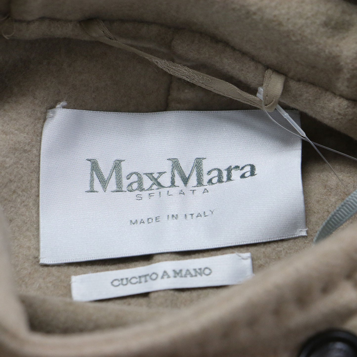 24秋冬 ウール カシミヤ ダブルフェイス フード付き コート / ミドル丈 オーバーサイズ