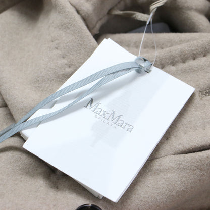 24秋冬 ウール カシミヤ ダブルフェイス フード付き コート / ミドル丈 オーバーサイズ