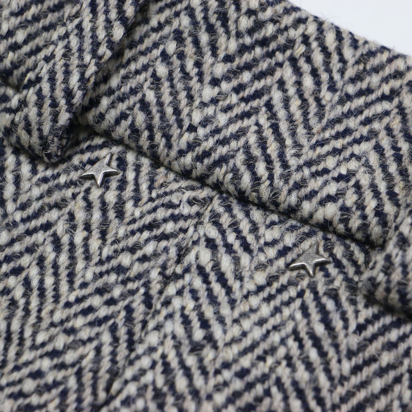 ウール ヘリンボーン ショートパンツ / タック Aライン ツイード