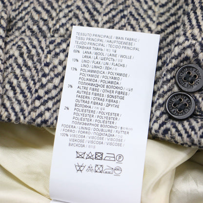 ウール ヘリンボーン ショートパンツ / タック Aライン ツイード