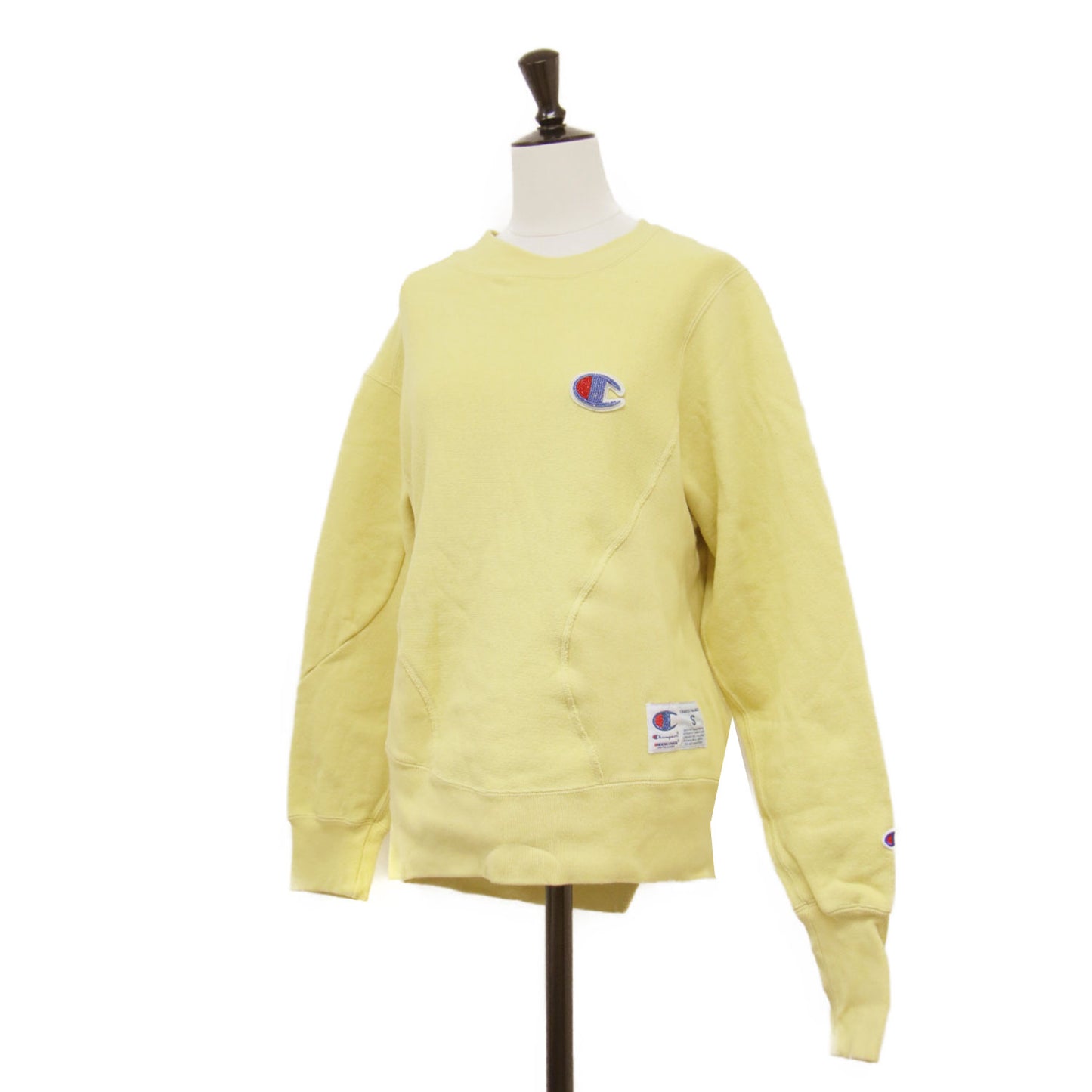 UNDERCOVER リバースウィーブ(R) クルーネック スウェット シャツ / プルオーバー 長袖 ビーズ刺繍 裏起毛 アシンメトリー コットン