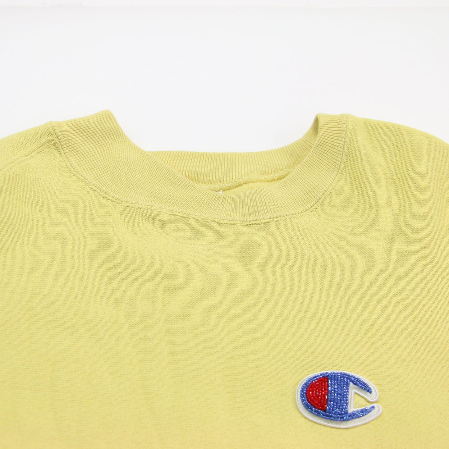 UNDERCOVER リバースウィーブ(R) クルーネック スウェット シャツ / プルオーバー 長袖 ビーズ刺繍 裏起毛 アシンメトリー コットン