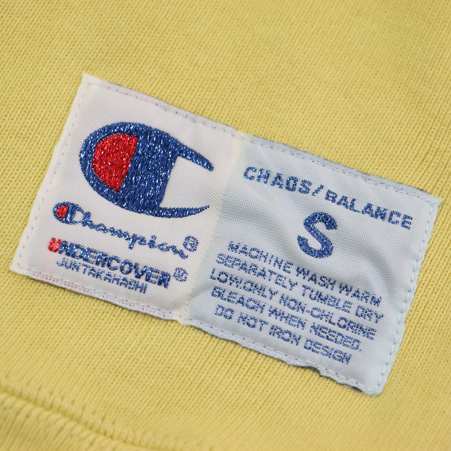 UNDERCOVER リバースウィーブ(R) クルーネック スウェット シャツ / プルオーバー 長袖 ビーズ刺繍 裏起毛 アシンメトリー コットン