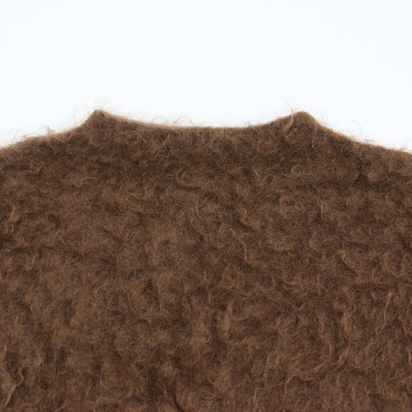 21秋冬 モヘヤ シャギー ボトルネック プルオーバー / MOHAIR SHAGGY BOTTLENECK PULLOVER ニット 長袖 ウール