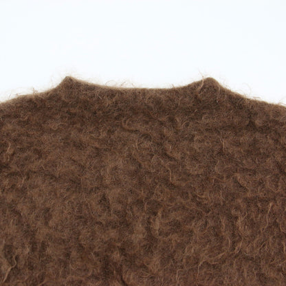 21秋冬 モヘヤ シャギー ボトルネック プルオーバー / MOHAIR SHAGGY BOTTLENECK PULLOVER ニット 長袖 ウール