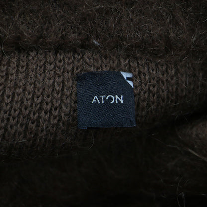 21秋冬 モヘヤ シャギー ボトルネック プルオーバー / MOHAIR SHAGGY BOTTLENECK PULLOVER ニット 長袖 ウール