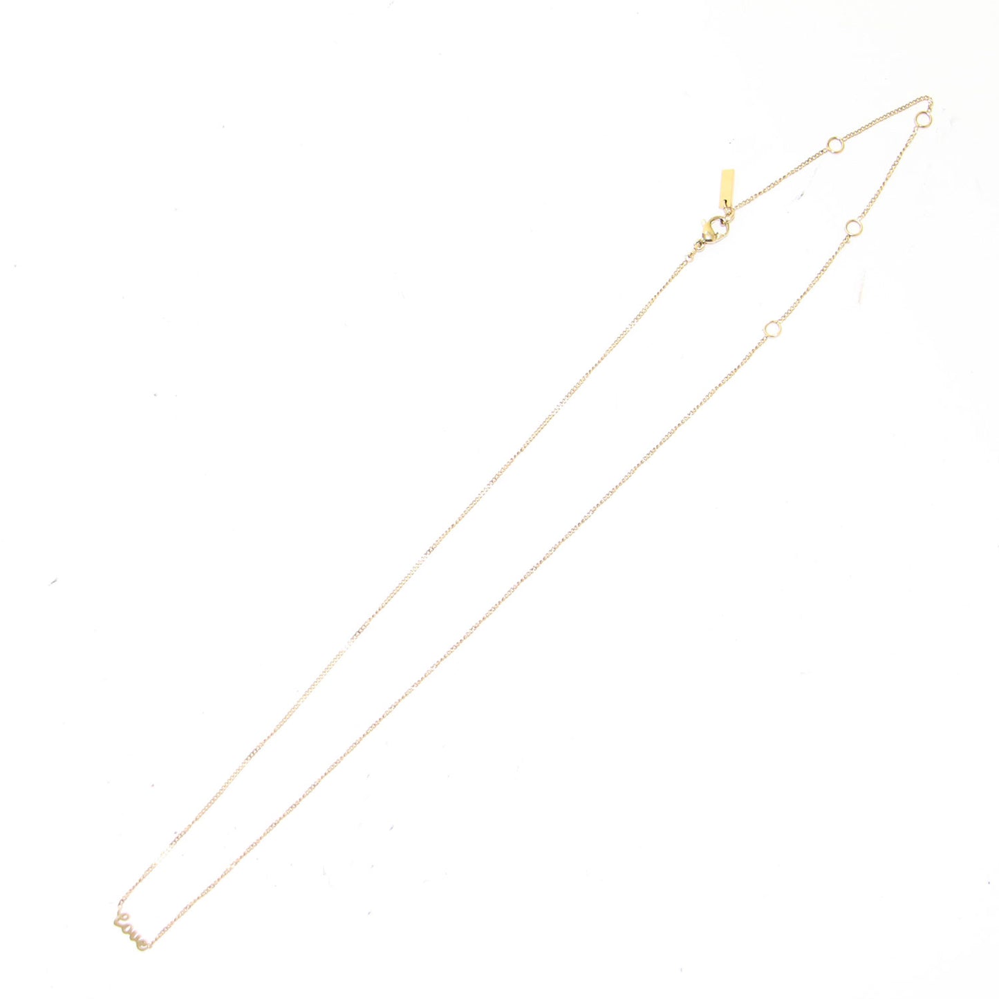 24秋冬 PILGRIM LOVE RECYCLED ネックレス / ペンダント ロゴモチーフ チェーン